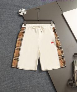 Burberry 25ss Matching Looped Shorts For Couples - Crafted With Cotton Looped Fabric And Embell 5ywz0f3g