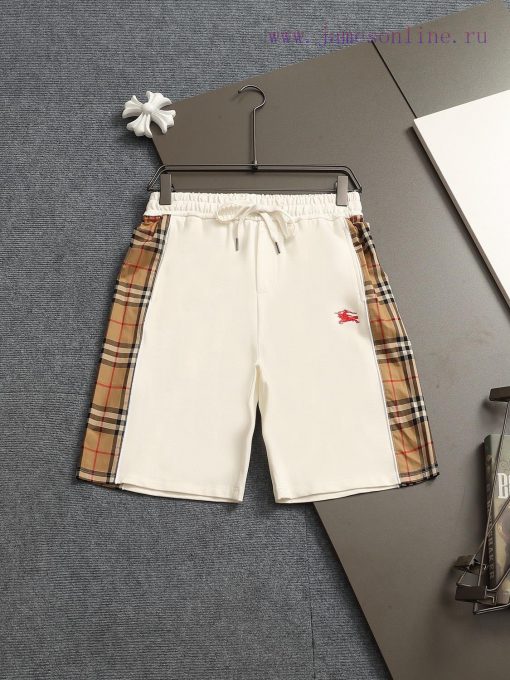 Burberry 25ss Matching Looped Shorts For Couples - Crafted With Cotton Looped Fabric And Embell 5ywz0f3g