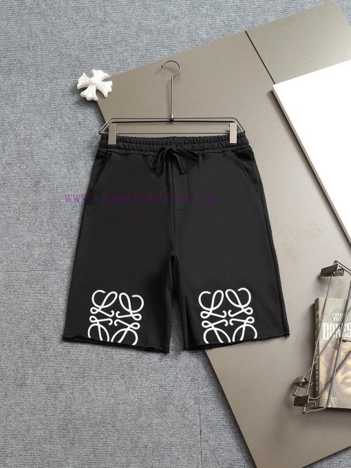 LOEWE 25ss Same Style Looped Shorts For Couples - Made Of Cotton Looped Fabric Carefully Crafte zfinavci