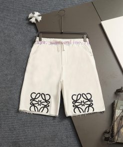 LOEWE 25ss Same Style Looped Shorts For Couples - Made Of Cotton Looped Fabric Carefully Crafte 83u4gmj1