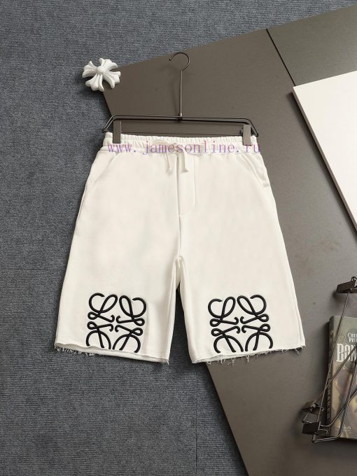 LOEWE 25ss Same Style Looped Shorts For Couples - Made Of Cotton Looped Fabric Carefully Crafte 83u4gmj1