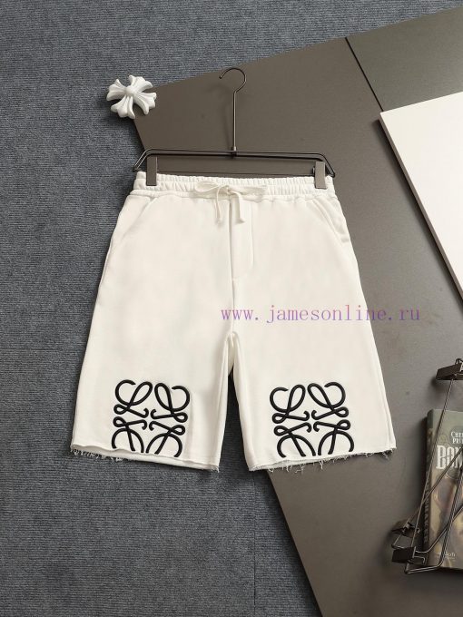 LOEWE 25ss Same Style Looped Shorts For Couples - Made Of Cotton Looped Fabric Carefully Crafte 83u4gmj1 - Image 2