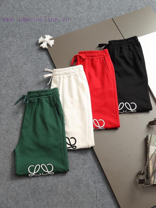 LOEWE 25ss Same Style Looped Shorts For Couples - Made Of Cotton Looped Fabric Carefully Crafte srn6e7bj - Image 3