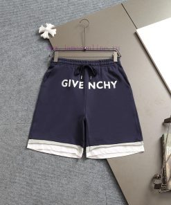 GIVENCHY 25ss Same Style Looped Shorts For Couples - Made Of Cotton Looped Fabric Carefully Cra om9zyslb