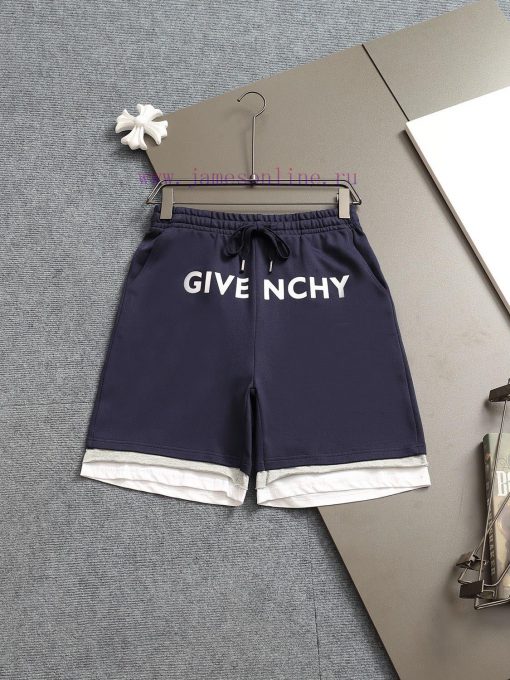 GIVENCHY 25ss Same Style Looped Shorts For Couples - Made Of Cotton Looped Fabric Carefully Cra om9zyslb