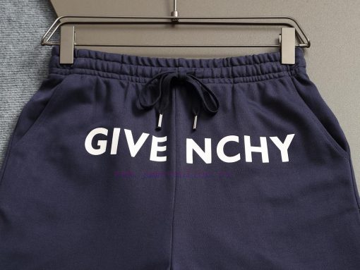 GIVENCHY 25ss Same Style Looped Shorts For Couples - Made Of Cotton Looped Fabric Carefully Cra om9zyslb - Image 4