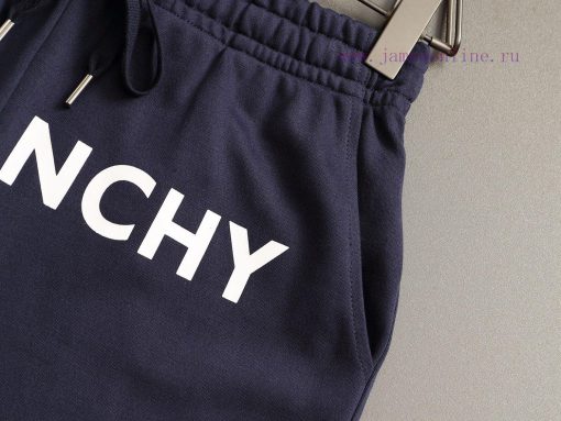 GIVENCHY 25ss Same Style Looped Shorts For Couples - Made Of Cotton Looped Fabric Carefully Cra om9zyslb - Image 6
