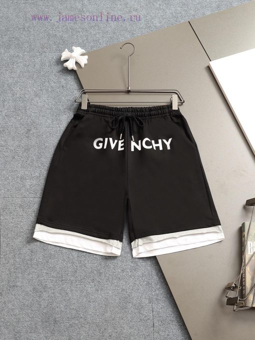GIVENCHY 25ss Same Style Looped Shorts For Couples - Made Of Cotton Looped Fabric Carefully Cra 9cnjkvy2