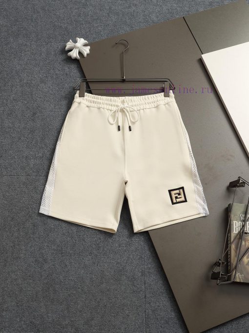 FENDI 25ss Same Style Looped Shorts For Couples - Made Of Cotton Looped Fabric Carefully Crafte aikf52j4