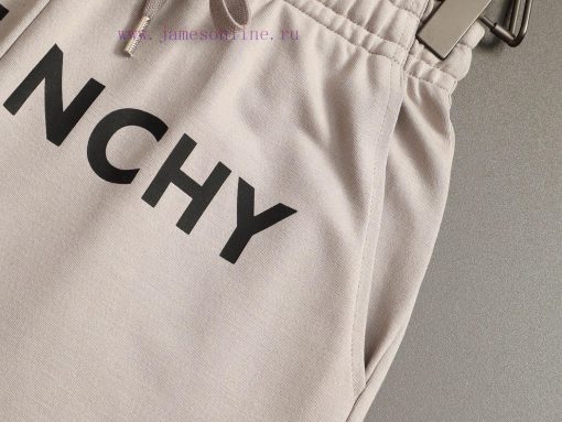 GIVENCHY 25ss Same Style Looped Shorts For Couples - Made Of Cotton Looped Fabric Carefully Cra p966l3ci - Image 7