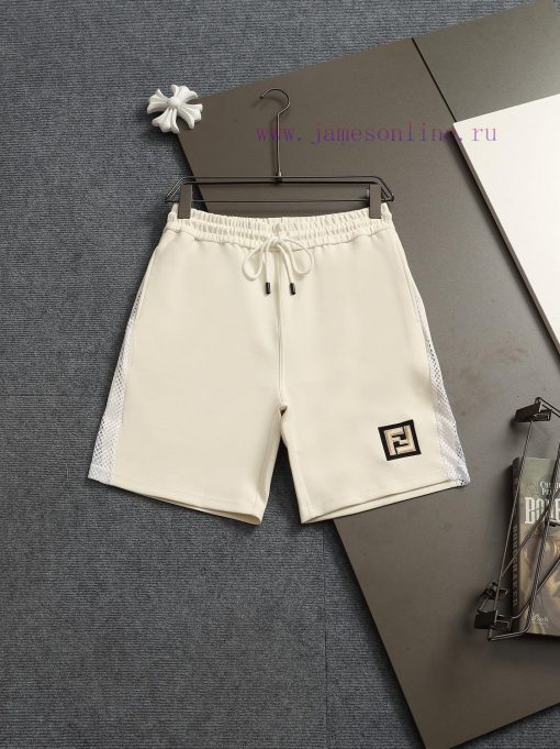 FENDI 25ss Same Style Looped Shorts For Couples - Made Of Cotton Looped Fabric Carefully Crafte aikf52j4 - Image 2