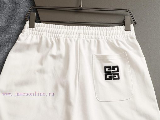 GIVENCHY 25ss Same Style Looped Shorts For Couples - Made Of Cotton Looped Fabric Carefully Cra rsoopre4 - Image 10