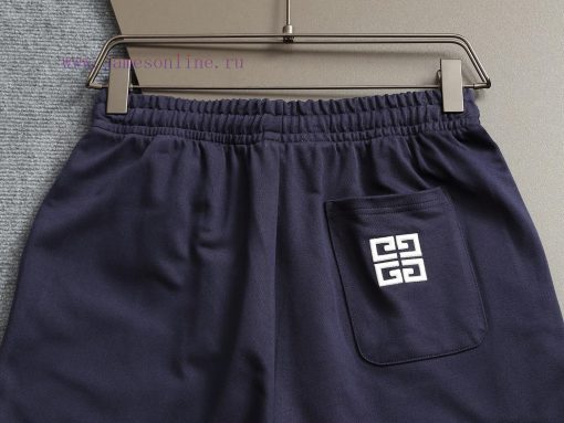 GIVENCHY 25ss Same Style Looped Shorts For Couples - Made Of Cotton Looped Fabric Carefully Cra om9zyslb - Image 10