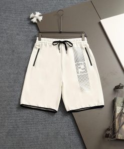 FENDI 25ss Same Style Looped Shorts For Couples - Made Of Cotton Looped Fabric Carefully Crafte dttmrbkl