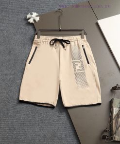 FENDI 25ss Same Style Looped Shorts For Couples - Made Of Cotton Looped Fabric Carefully Crafte iooliom7