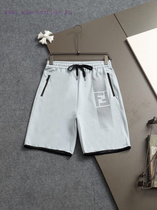FENDI 25ss Same Style Looped Shorts For Couples - Made Of Cotton Looped Fabric Carefully Crafte zm3qhhg3