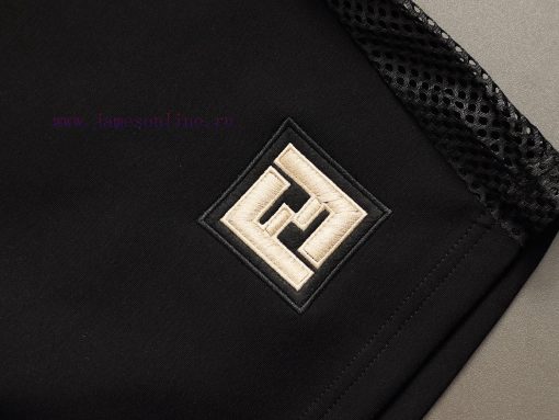 FENDI 25ss Same Style Looped Shorts For Couples - Made Of Cotton Looped Fabric Carefully Crafte jl56idzp - Image 8