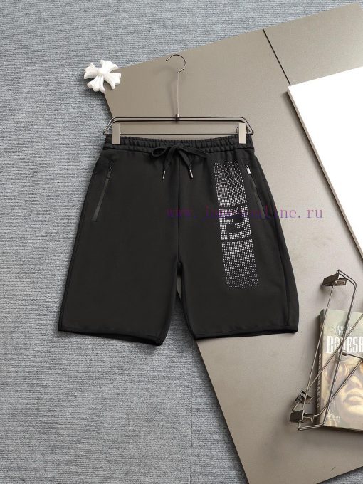 FENDI 25ss Same Style Looped Shorts For Couples - Made Of Cotton Looped Fabric Carefully Crafte tqgvlbnn - Image 2