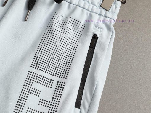 FENDI 25ss Same Style Looped Shorts For Couples - Made Of Cotton Looped Fabric Carefully Crafte zm3qhhg3 - Image 6