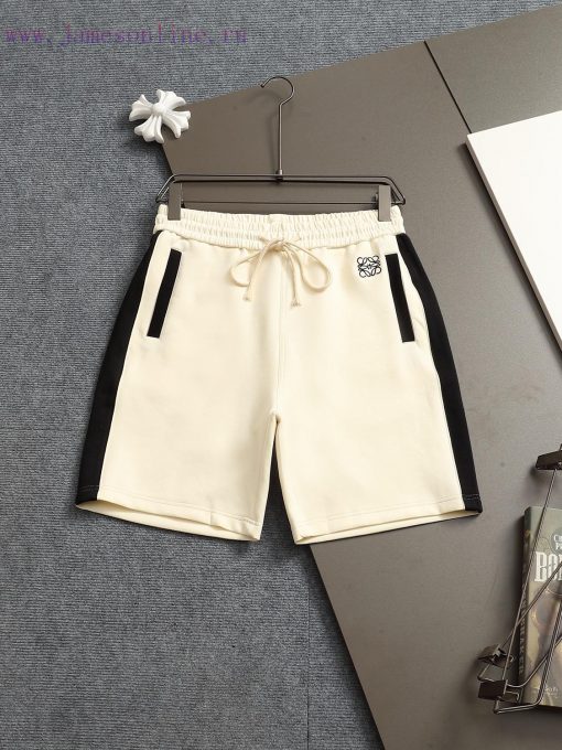 LOEWE 25ss Same Style Looped Shorts For Couples - Made Of Cotton Looped Fabric Carefully Crafte ah6g11sc