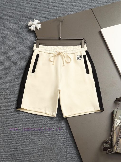 LOEWE 25ss Same Style Looped Shorts For Couples - Made Of Cotton Looped Fabric Carefully Crafte ah6g11sc - Image 2