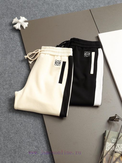 LOEWE 25ss Same Style Looped Shorts For Couples - Made Of Cotton Looped Fabric Carefully Crafte ah6g11sc - Image 4