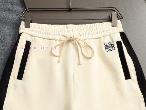 LOEWE 25ss Same Style Looped Shorts For Couples - Made Of Cotton Looped Fabric Carefully Crafte ah6g11sc - Image 5