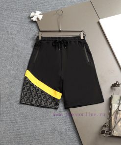 FENDI 25ss Same Style Looped Shorts For Couples - Made Of Cotton Looped Fabric Carefully Crafte vd8mqhuw