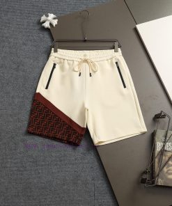 FENDI 25ss Same Style Looped Shorts For Couples - Made Of Cotton Looped Fabric Carefully Crafte aq0et0st