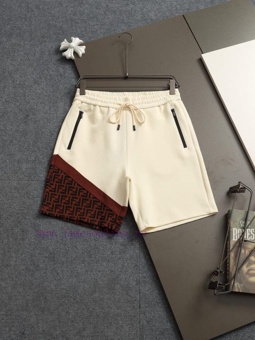 FENDI 25ss Same Style Looped Shorts For Couples - Made Of Cotton Looped Fabric Carefully Crafte aq0et0st
