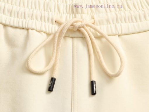 FENDI 25ss Same Style Looped Shorts For Couples - Made Of Cotton Looped Fabric Carefully Crafte aq0et0st - Image 6
