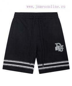 Dior 2025 New Men's And Women's Daily Commuting Wear Essential Stripe Splicing Exquisite Embroi hbfy1ms0