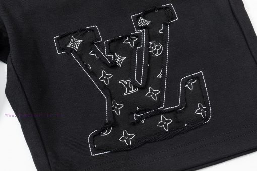 LV Donkey Home 2025 New Set Light Luxury Style Distressed Fabric Technology Thread Drawing Embr 8e574iiv - Image 8
