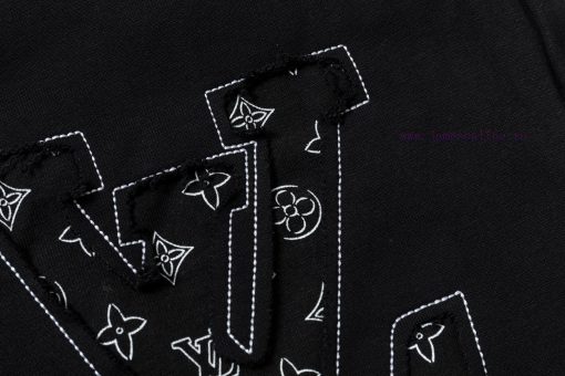 LV Donkey Home 2025 New Set Light Luxury Style Distressed Fabric Technology Thread Drawing Embr 8e574iiv - Image 10