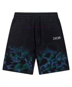 DIOR 2025 New Light Luxury Hand Drawn Graffiti Letter Flame Pattern Imported Machine Embroidere yz1swzoh