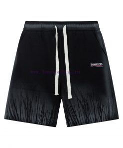Balenciaga Balenciaga 2025 New Light Luxury Spray Painting Craft Texture Embroidery Wave Letter 63zeo9a9