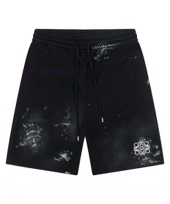 LOEWE 2025 New Light Luxury Hand-painted Inkjet Process Embroidered Logo With Back Pocket Openi q0seocqp