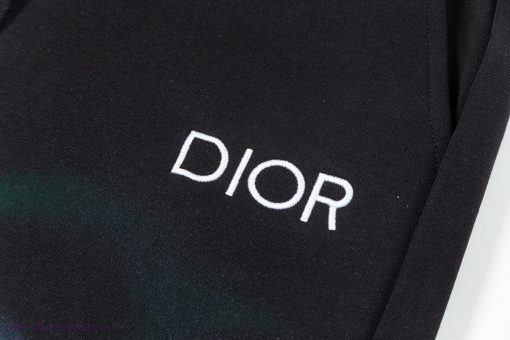 DIOR 2025 New Light Luxury Hand Drawn Graffiti Letter Flame Pattern Imported Machine Embroidere yz1swzoh - Image 8