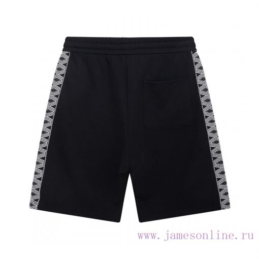 Loewe 2025 New Men's And Women's Daily Commuting Wear Essential Ribbon Splicing Casual ShortsCu su9l5eog - Image 3