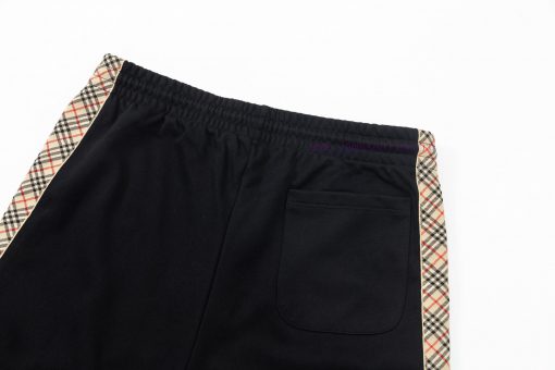 Set Style Burberry 2025 New Light Luxury Plaid Ribbon Splicing With Open Pocket For Men And Wom 63qmdxxw - Image 10