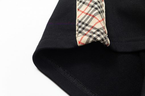 Set Style Burberry 2025 New Light Luxury Plaid Ribbon Splicing With Open Pocket For Men And Wom 63qmdxxw - Image 11