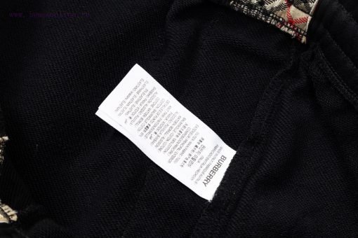 Set Style Burberry 2025 New Light Luxury Plaid Ribbon Splicing With Open Pocket For Men And Wom 63qmdxxw - Image 13