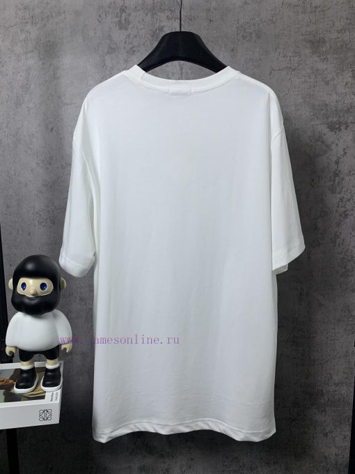 ️LOEWE * Luo YiweiLOEWE * Octopus Embroidered Short Sleeve T-shirt-Customized 270g 32 Count Cot 0r1aon1v - Image 3
