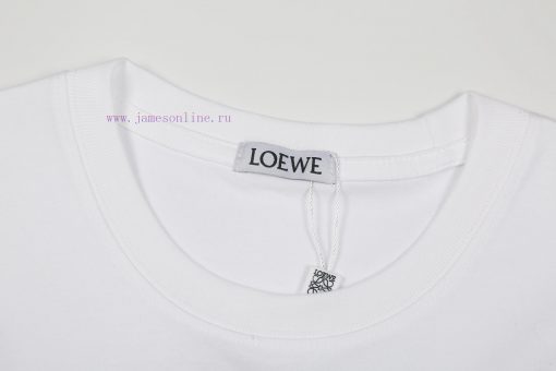 ️LOEWE * Luo YiweiLOEWE * Octopus Embroidered Short Sleeve T-shirt-Customized 270g 32 Count Cot dtnwqi65 - Image 4