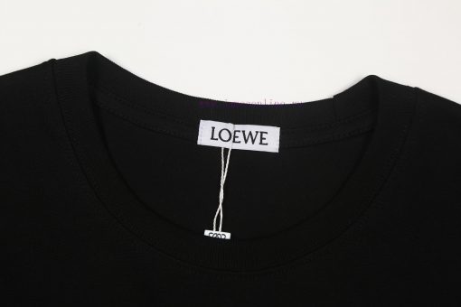 ️LOEWE * Luo YiweiLOEWE * Octopus Embroidered Short Sleeve T-shirt-Customized 270g 32 Count Cot looybmx2 - Image 4