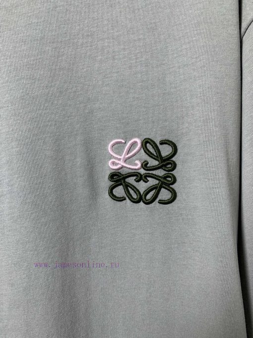 ️LOEWE * Luo YiweiLOEWE * Roewe Classic Chest Contrast Logo Short Sleeve T-shirt-Customized 260 53invfmm - Image 7