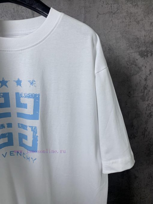 ️GIVENCHY * GivenchyGIVENCHY * Givenchy Classic Pentagram Printed Short Sleeve T-shirt-Customiz t0ffp1ca - Image 6