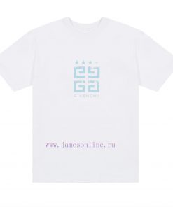 ️GIVENCHY * GivenchyGIVENCHY * Givenchy Classic Pentagram Printed Short Sleeve T-shirt-Customiz 4avxwctb