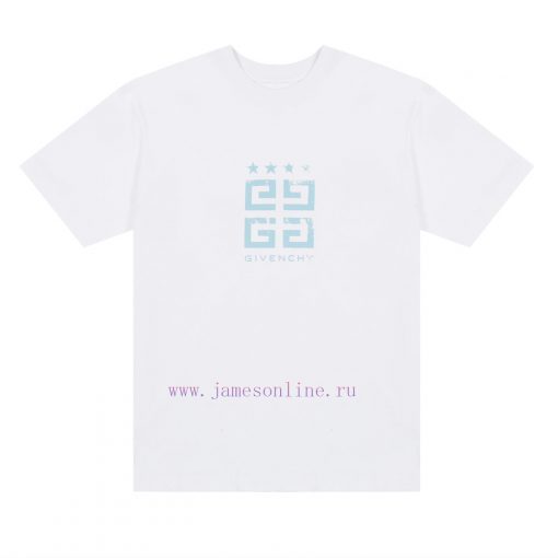 ️GIVENCHY * GivenchyGIVENCHY * Givenchy Classic Pentagram Printed Short Sleeve T-shirt-Customiz 4avxwctb