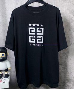 ️GIVENCHY * GivenchyGIVENCHY * Givenchy Classic Pentagram Printed Short Sleeve T-shirt-Customiz 5igfk2j0
